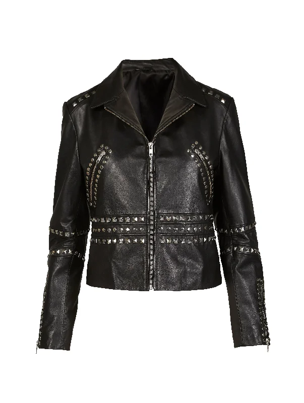 VERENA biker jacket - Black