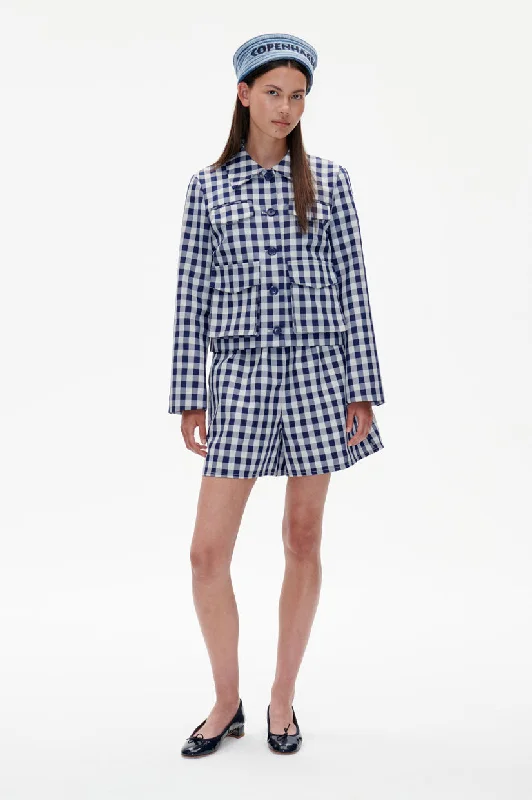 Baum Und Pferdgarten Bijou Jacket - Blue Check