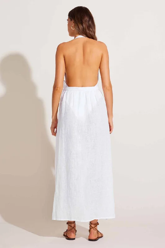 Vera Wrap Skirt - White Ecolinen