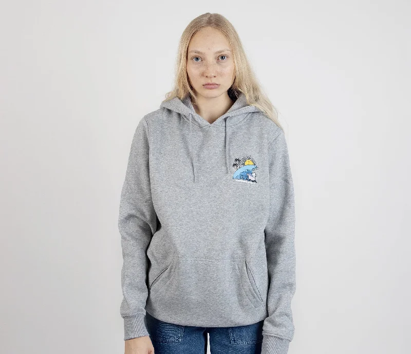 Hattifatteners Surf Trip Hoodie Unisex - Grey