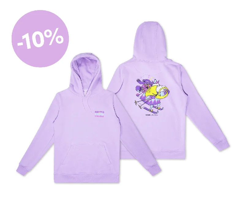 Organic Premium Hoodie Hemulens - Lilac