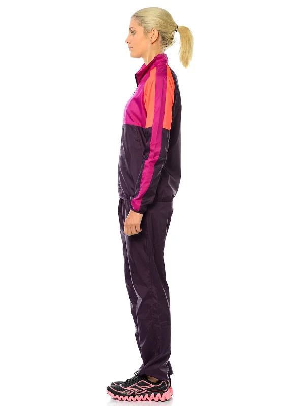 Reebok aa9429 Purple Ts Wov Training Tracksuit