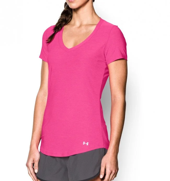 Under Armour Women's Perfect Pace T Rebel Pink 1254026-652