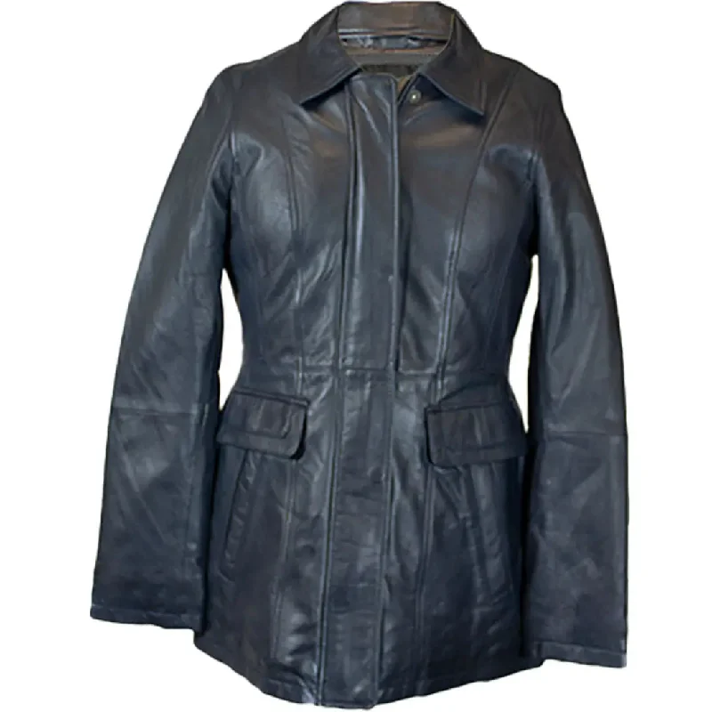 BOL Women's Princess Cut Leather Jacket