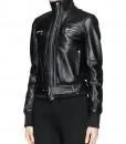 Super Bizco Women Bomber Leather Jackets