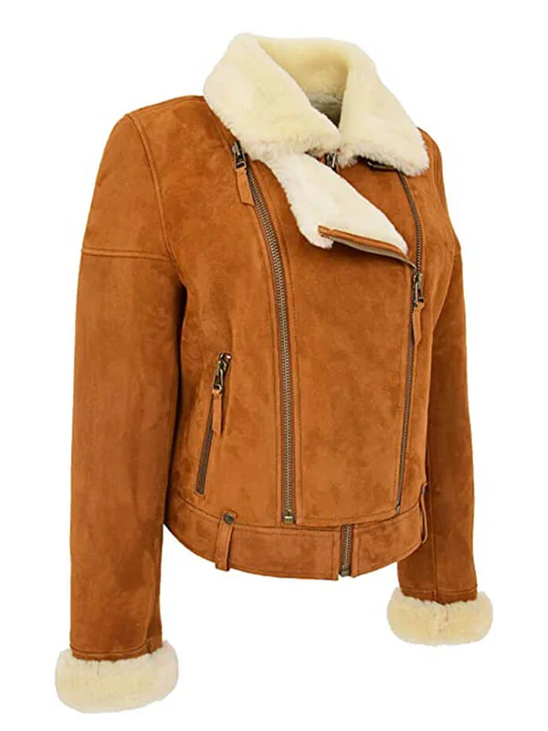 Women's A1 Sheepskin Leather jacket