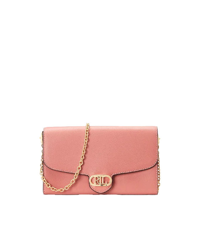 Leather Medium Adair Crossbody - Pink