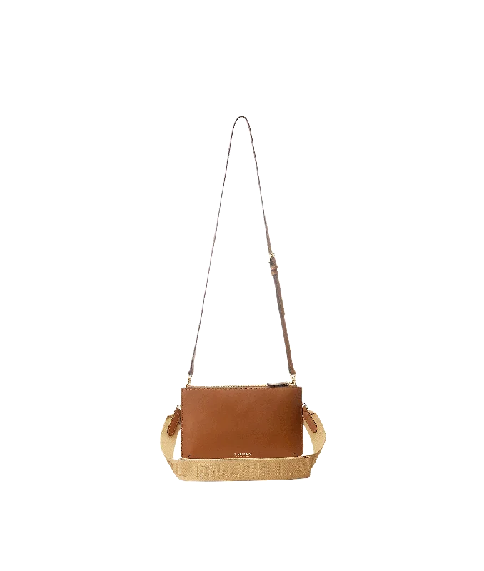 Leather Medium Landyn Crossbody Bag - Brown