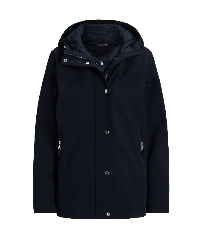 Hooded Jacket - Navy