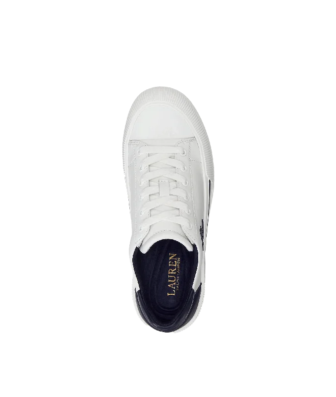 Daisie Leather Trainer - White