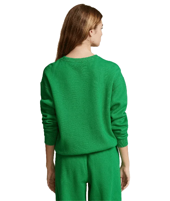 Fleece Crewneck Sweatshirt - Green