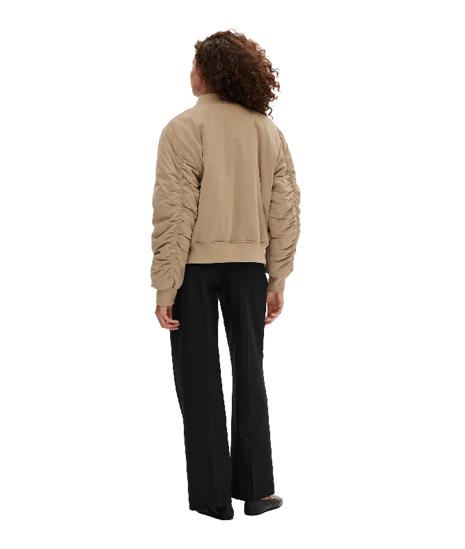 Slfnetra Bomber Jacket - Beige