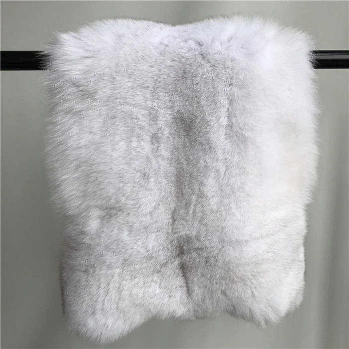 Real Fox Fur Long Detachable Coats