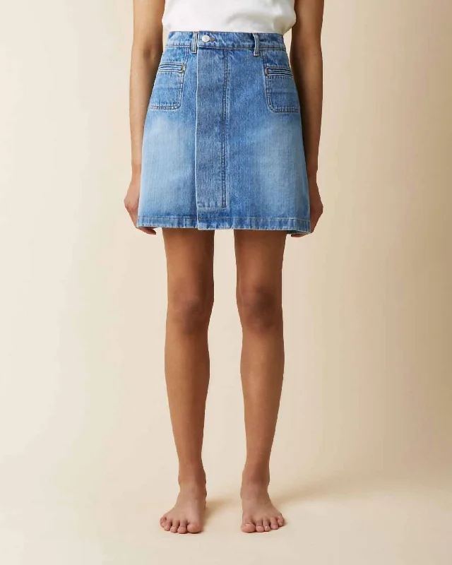 Amy Skirt In Denim