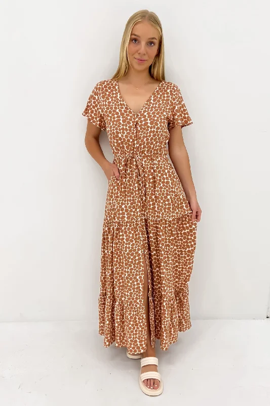 Deacon Maxi Dress Desert Pebble