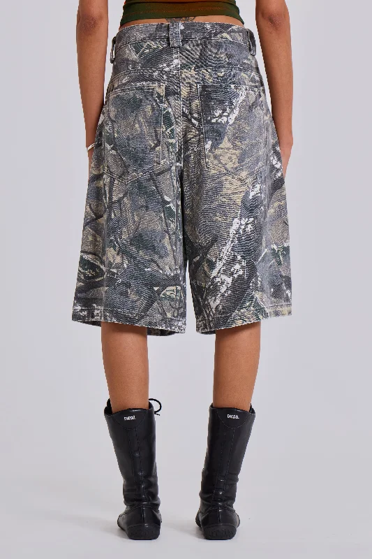 Forest Camo Colossus Jorts