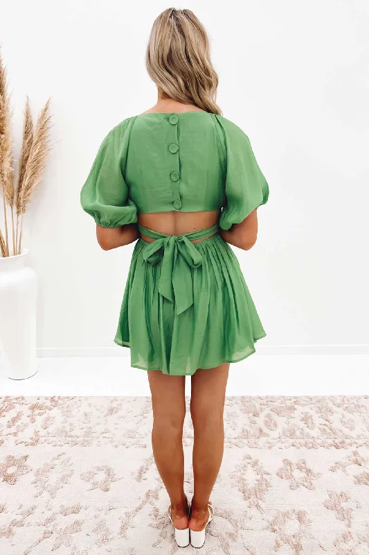 Golding Mini Dress Green