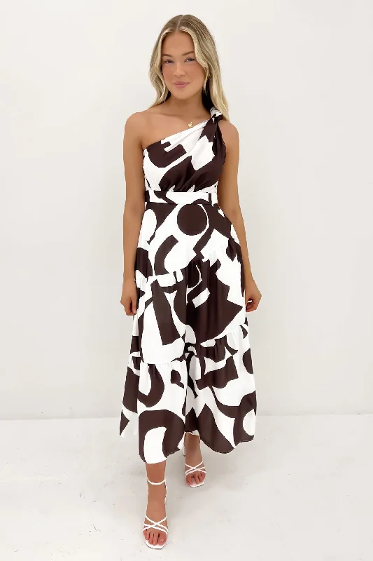 Penn Midi Dress White Chocolate