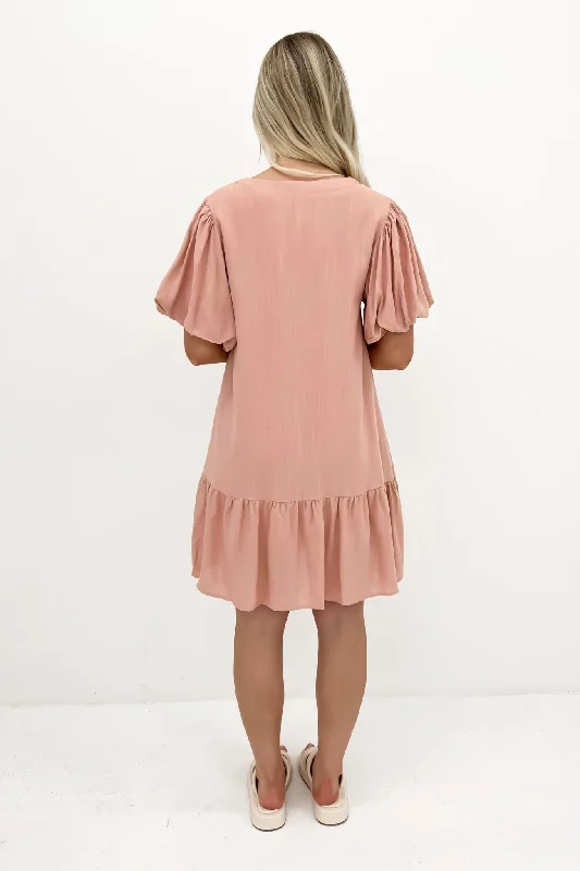 Phoebe Mini Dress Blush