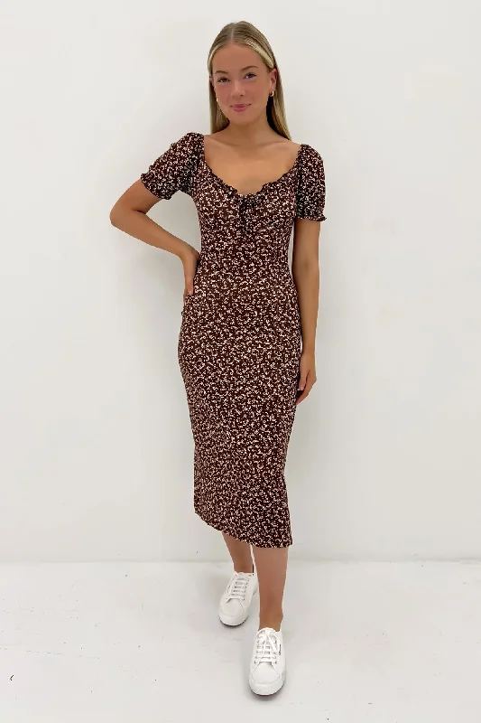 Sophie Midi Dress Print