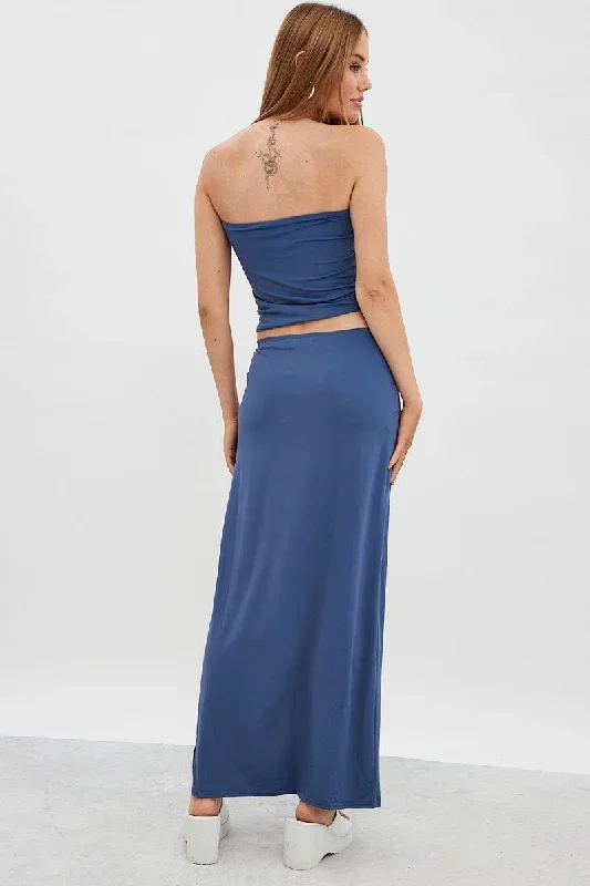 blue-maxi-skirt-mid-rise-split-nylon-sl0097x-84cb-3