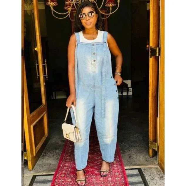 cargo-denim-buttoned-jumpsuit