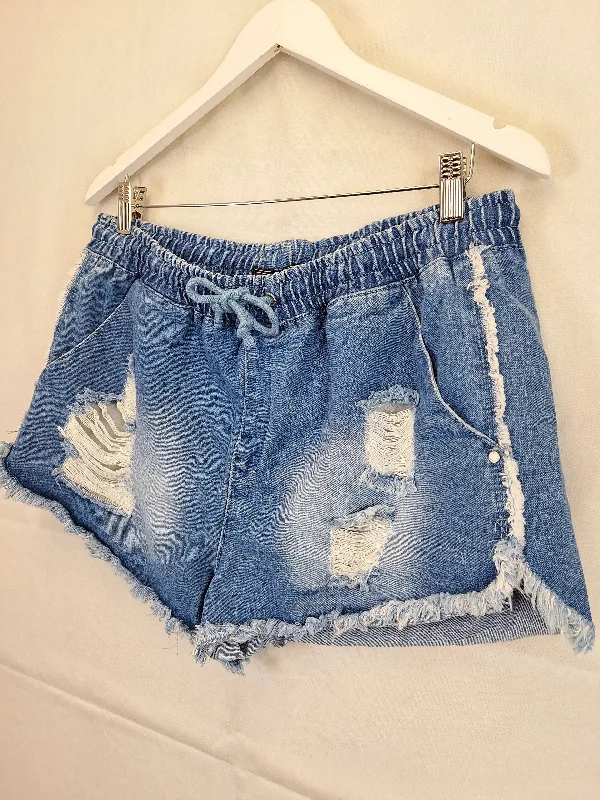 country-denim-tie-waist-distressed-shorts-size-16-b011-812-bu