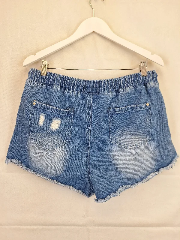 country-denim-tie-waist-distressed-shorts-size-16-b011-812-bu