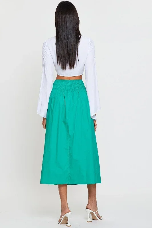 green-midi-skirt-high-rise-shirred-waist-sm11472x-52f4