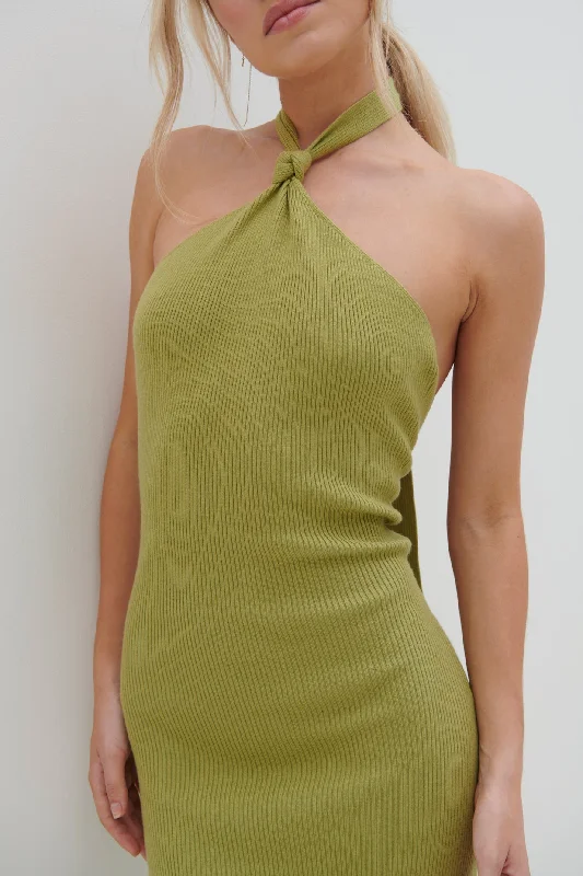 kate-knot-midaxi-knit-dress-tarragon-green