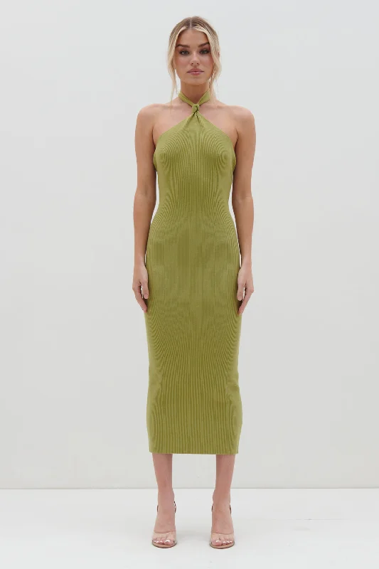 kate-knot-midaxi-knit-dress-tarragon-green