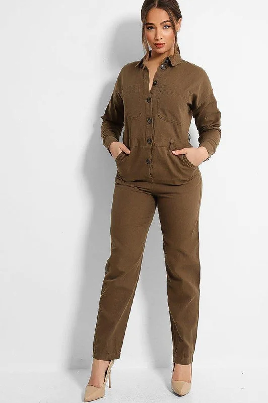 khaki-denim-boiler-jumpsuit