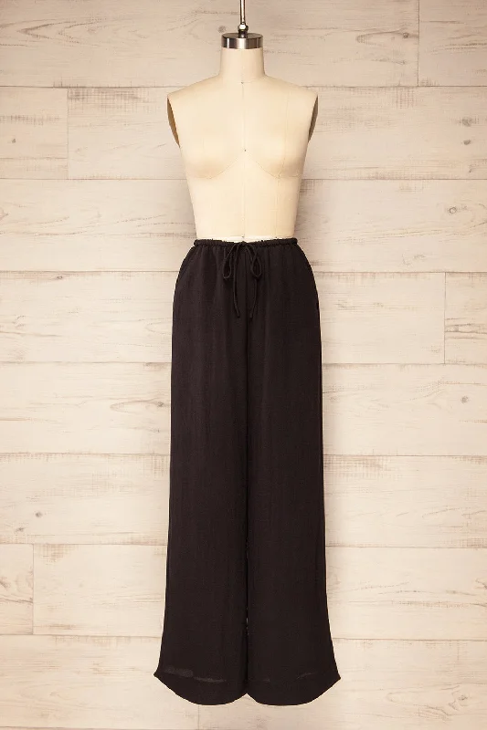 Koya Black | High-Waisted Pants