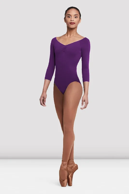 Ladies Dana 3/4 Sleeve Leotard