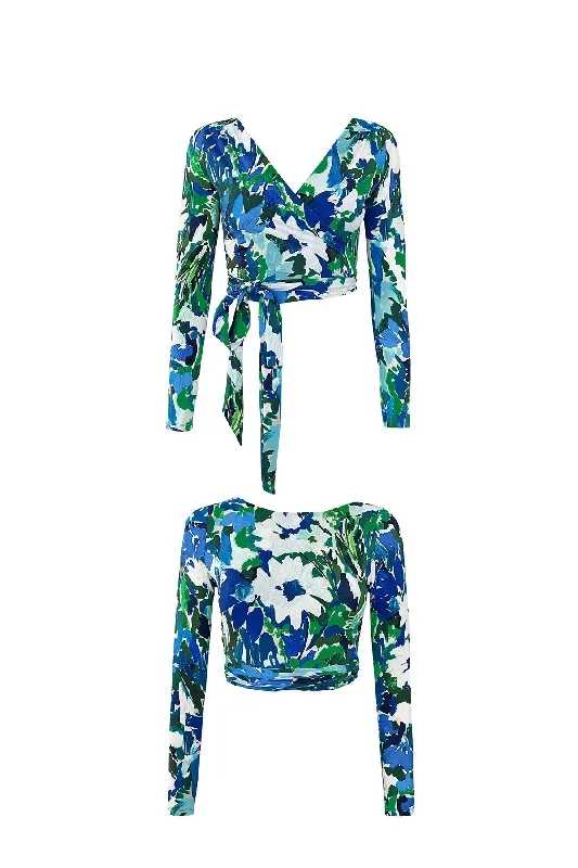 monet-print-long-sleeve-swim-wrap-top