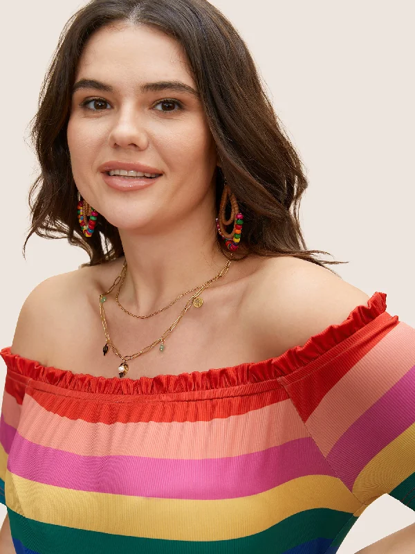 one-shoulder-neck-rainbow-frill-trim-t-shirt