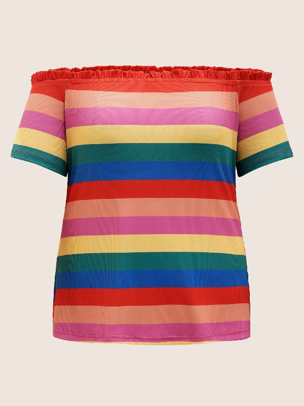 one-shoulder-neck-rainbow-frill-trim-t-shirt