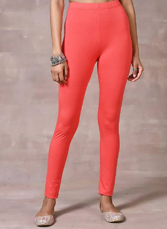 Scarlet Red Plain Tight