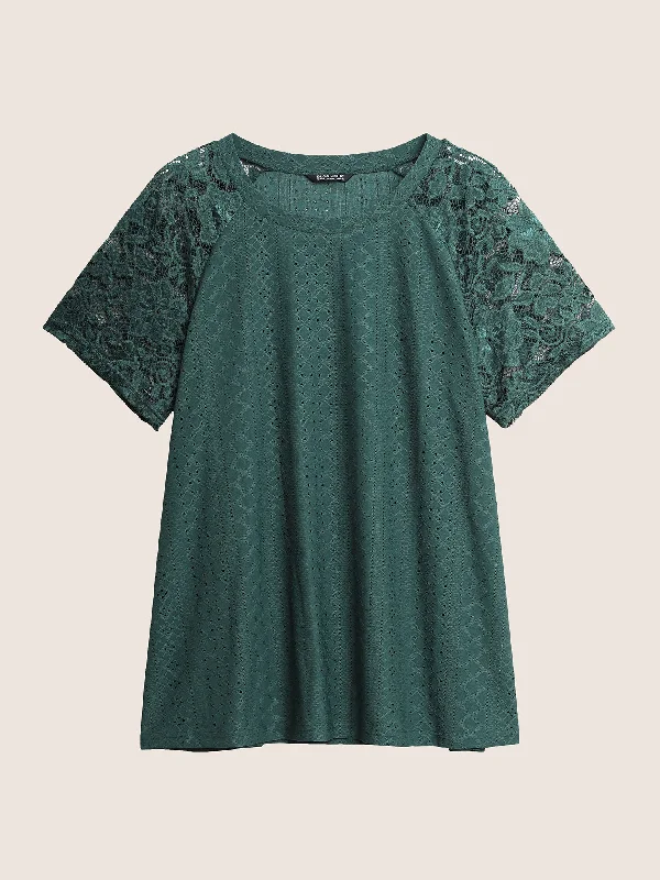 solid-broderie-anglaise-lace-raglan-sleeve-t-shirt