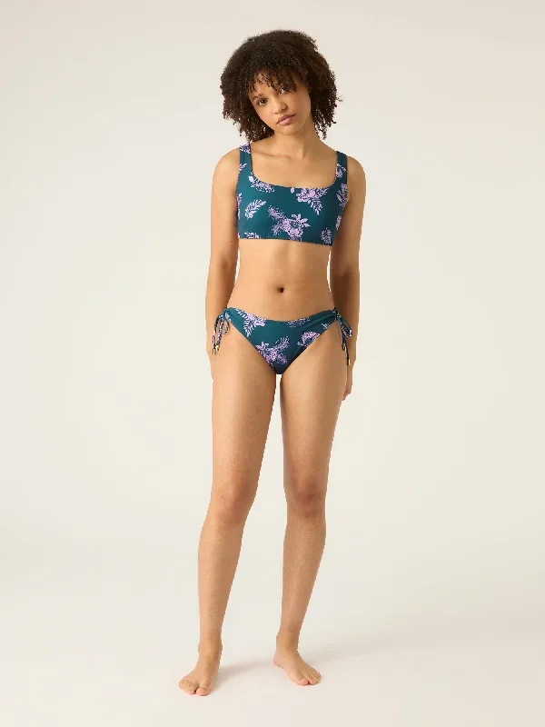 Swimwear Tie Side Bikini Brief Light-Moderate Midnight Tropic Print