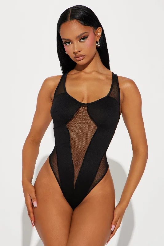 The Boy Is Mine Bodysuit - Black