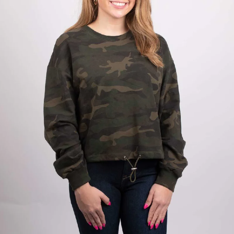 Women's Camo Knit Pullover